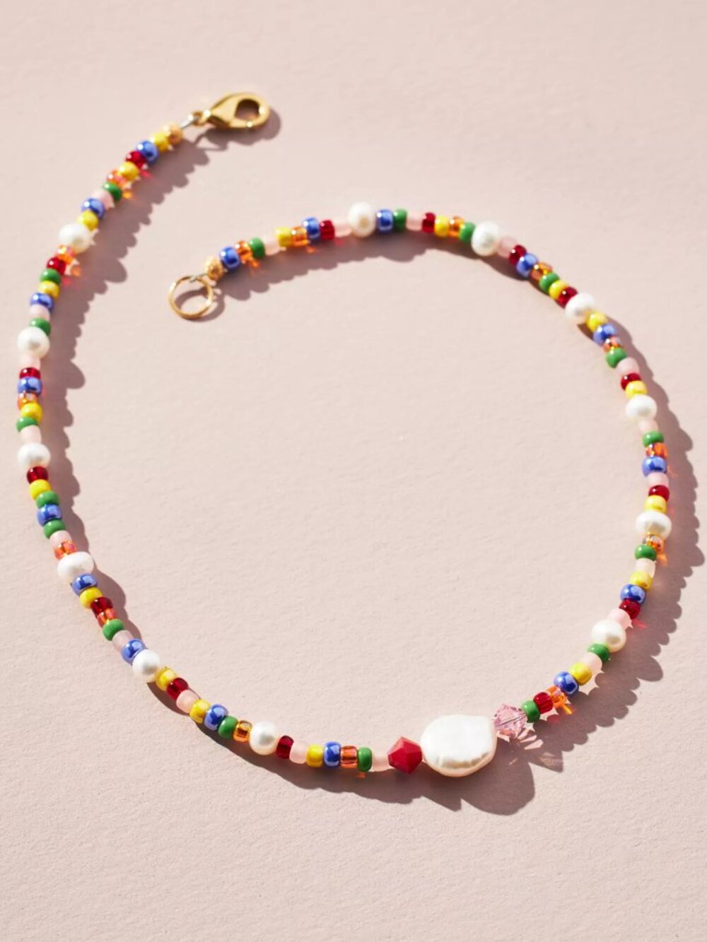 Anthropologie SJO Jewelry Johanna Pearl Necklace